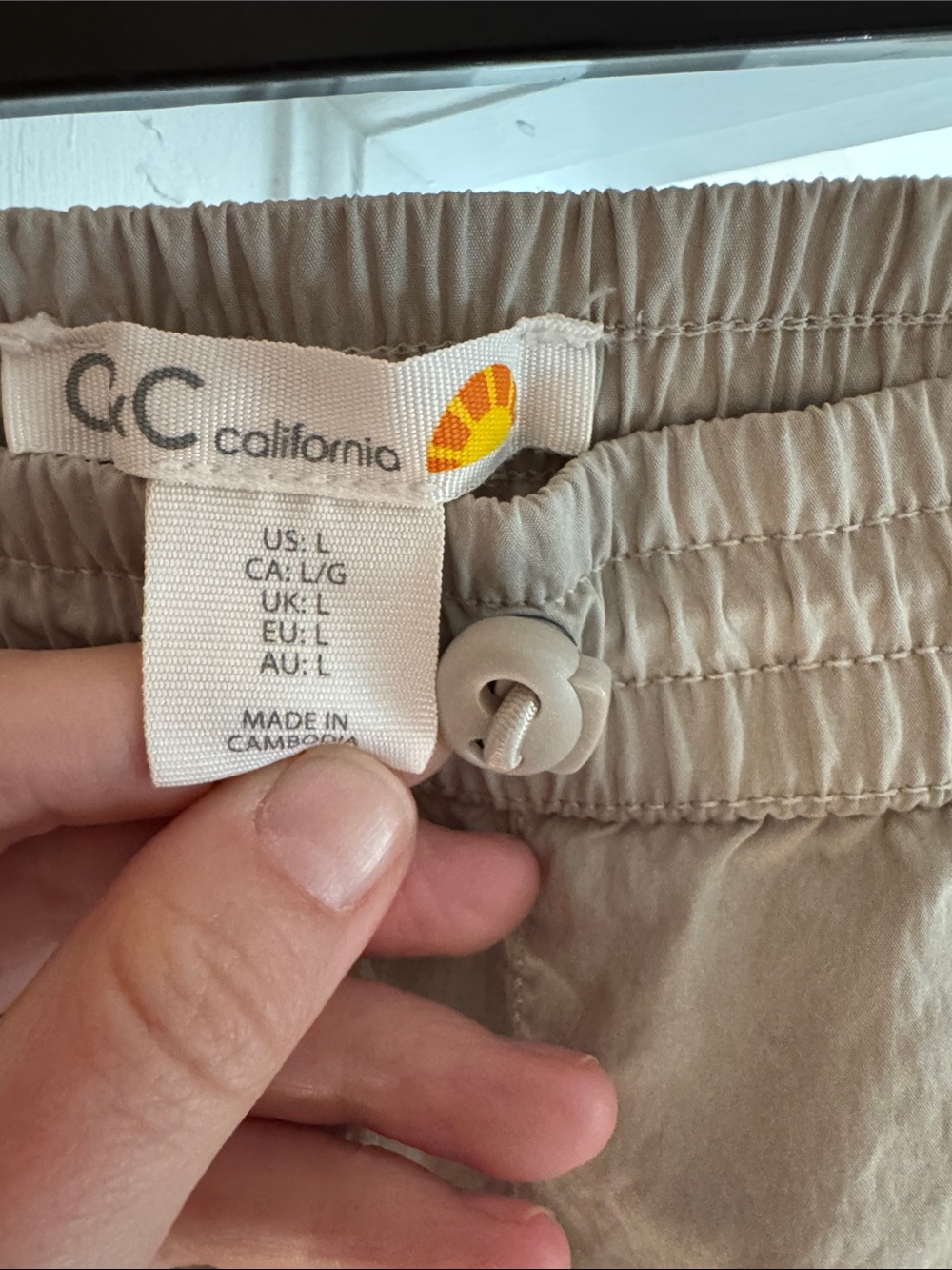 C&C California Khaki Cargo Pants - Picture 2 of 2